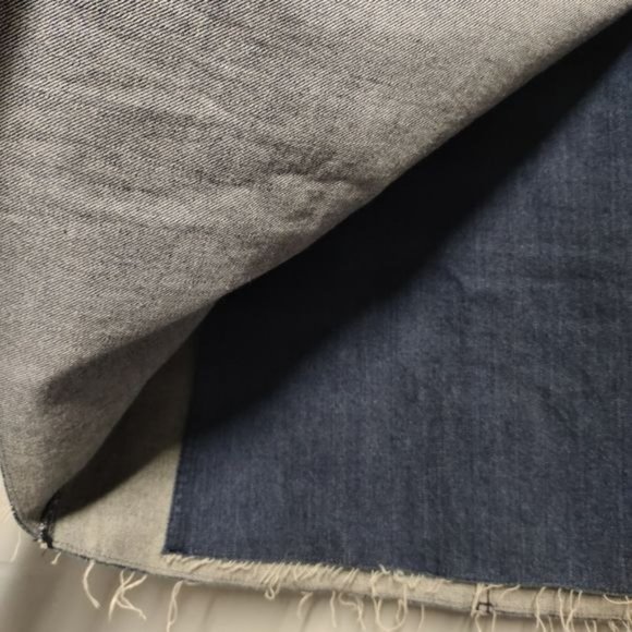 Madewell dark wash denim wrap skirt size 6 - Picture 3 of 6